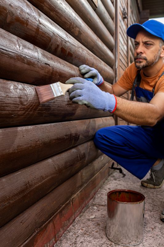 Exterior Wood Staining